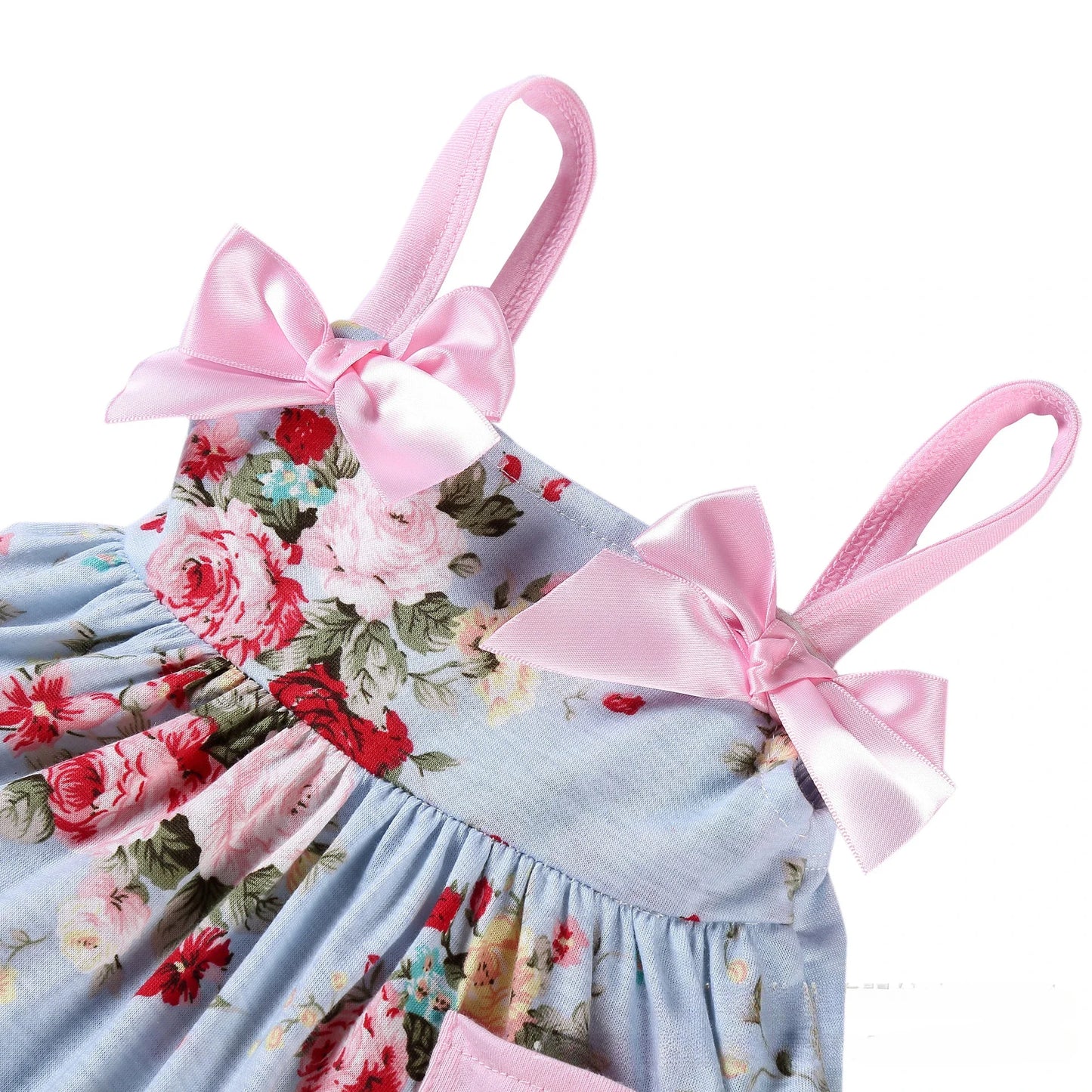 2025 New Born Baby Girl Clothes Baby Suit Overall Floral Clothes Set 3-24m Cotton Sleeveless Toddler Infant Ruffle Tops + Shorts