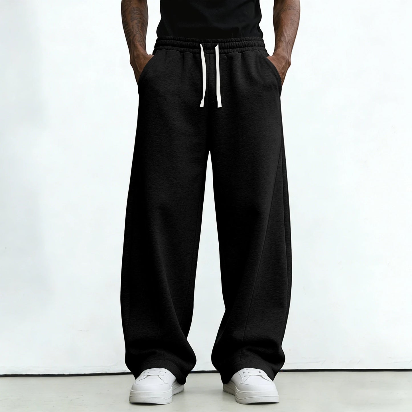 New Korean style Sweatpants Sport Pants Men Running Pants Spring Summer Loose Casual Sweat Pants Straight Jogging Pants Men
