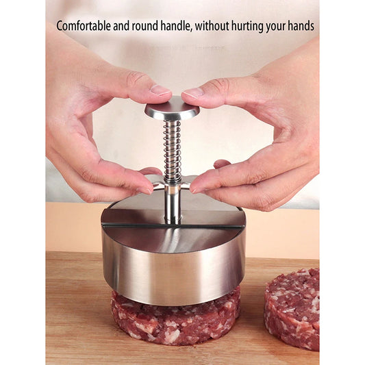 Hamburger press utensils kitchen meat tools tableware hamburger meat press stainless steel meat press meat pie meat filling mold