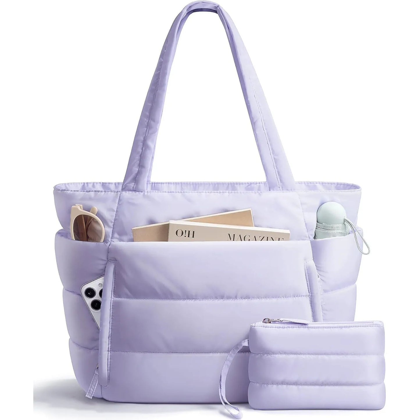 Women Tote bag large-capacity shoulder bag multi-functional travel toiletry makeup bag