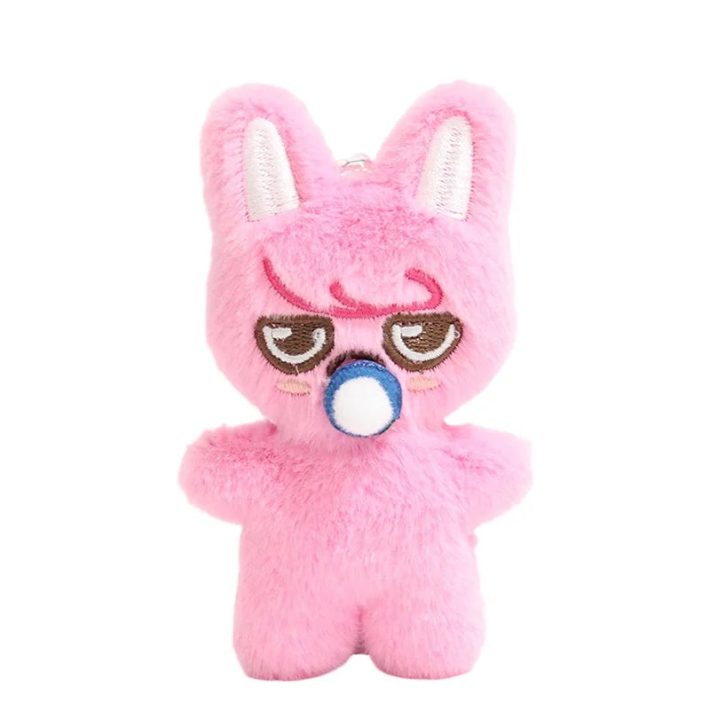 10CM New KPOP 2026 dominATE SKZOO StrayKids pacifier dummy DO IT KARMA toy Felix Bang Chan Hyunjin Plush Doll keychain Pendant