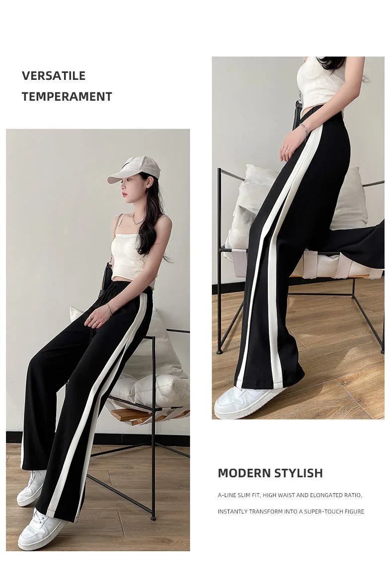 Slimming Straight Leg Pants for Women Spring Summer New Sle plus Size Casual Wide Leg Trousers Loose Comfortable Student Sp...