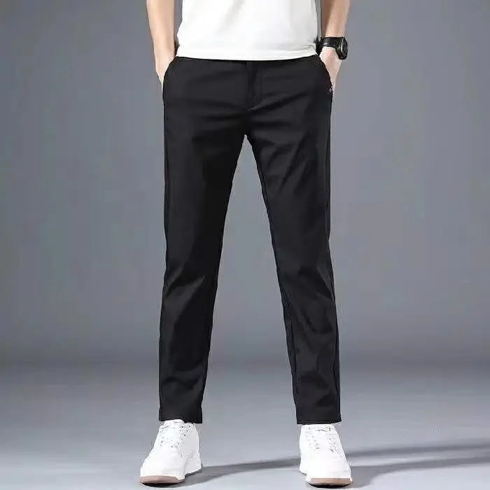 Casual Pants Men's Korean Version Summer Thin Men's New Sports Pants Loose and Versatile Trend Light Luxury Straight Trousers