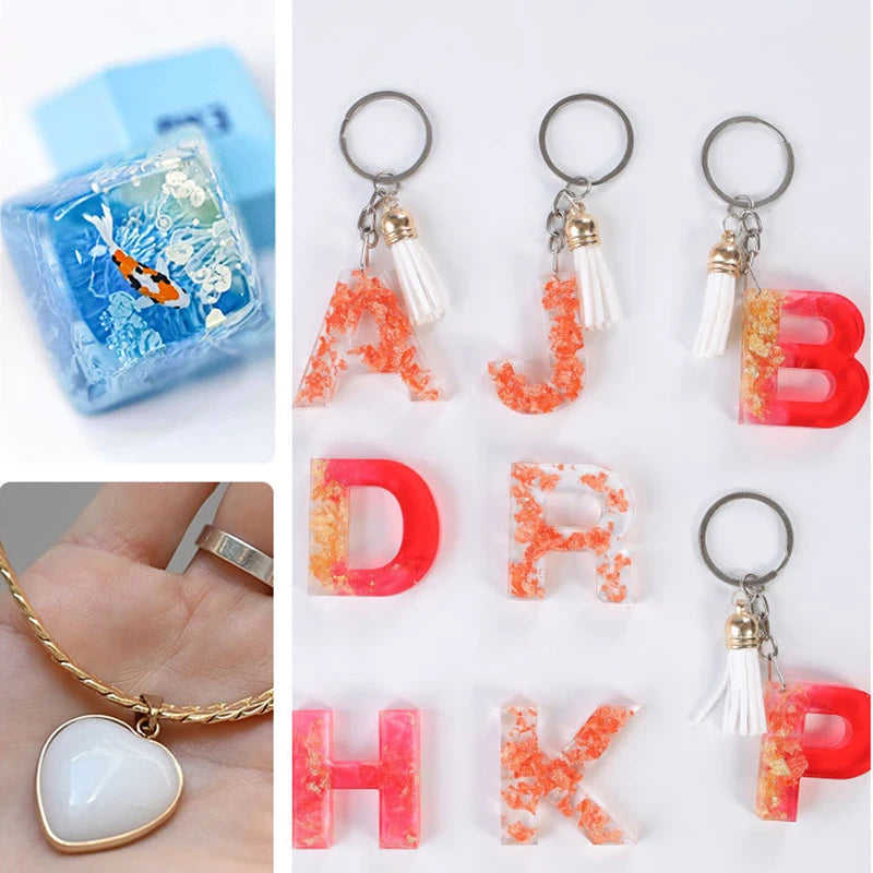 500/1000ml Epoxy Resin 1:1 AB High-Definition Transparent Resin Adhesive Eternal Gloss Crystal Curing Agent DIY Jewelry Making