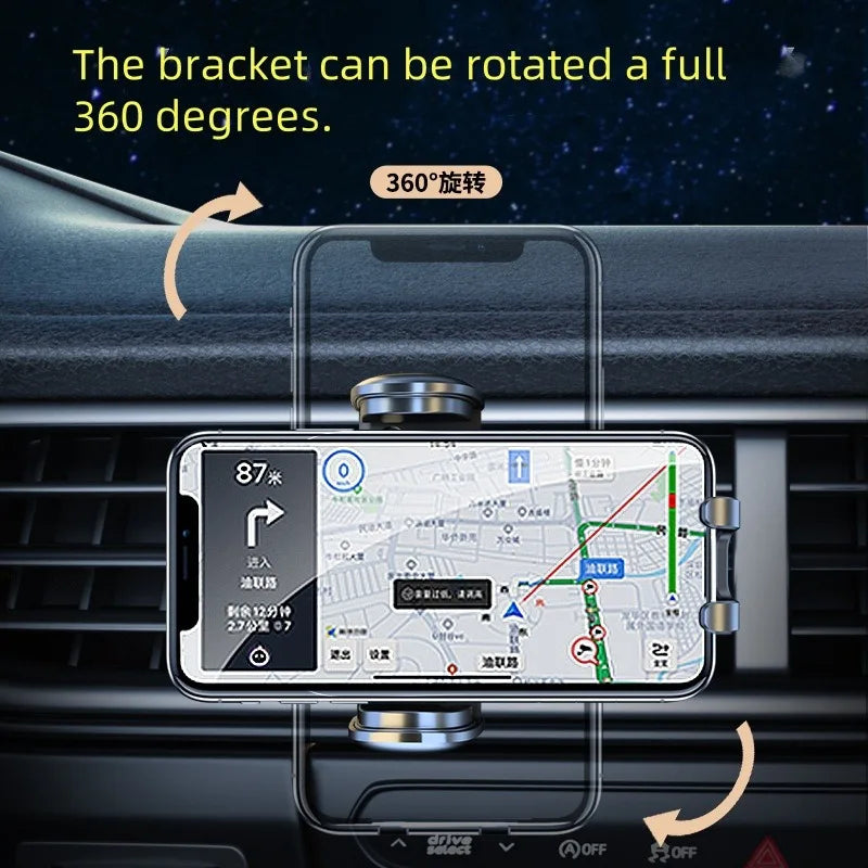 Car Phone Holder Wireless Charging Accessories For Peugeot 4008 2016 2017 2018 -2023 Space Wagon 5008 T87 2017-2023