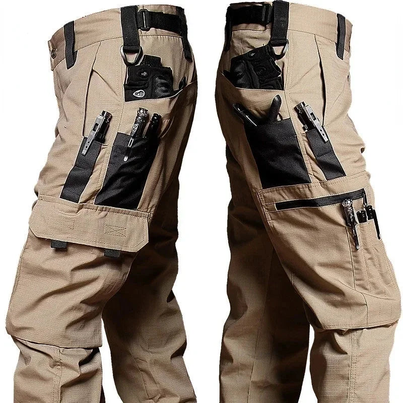 Tactical Pants Men Waterproof Combat Trousers Outdoor Hiking Hunting Clothes Multi-pocket Workwear Wear-resistant Cargo Pants