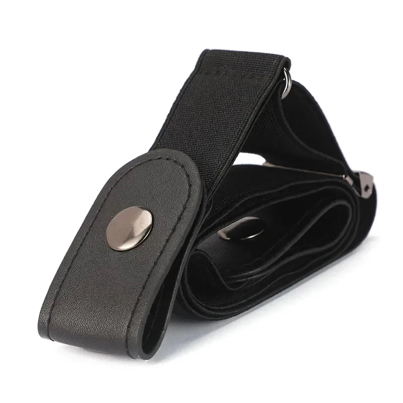 Buckle-Free Belt for Women Girls Jeans Pants Dress No Buckle Stretch Elastic Waist Belt Man No Bulge No Hassle Belts Men