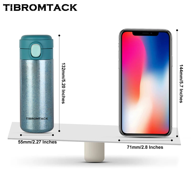 Titanium Insulated Water Bottle with Flip Lid and Double Vacuum, Bpa Free, Keep Cold and Hot Drinks, 12 Hours