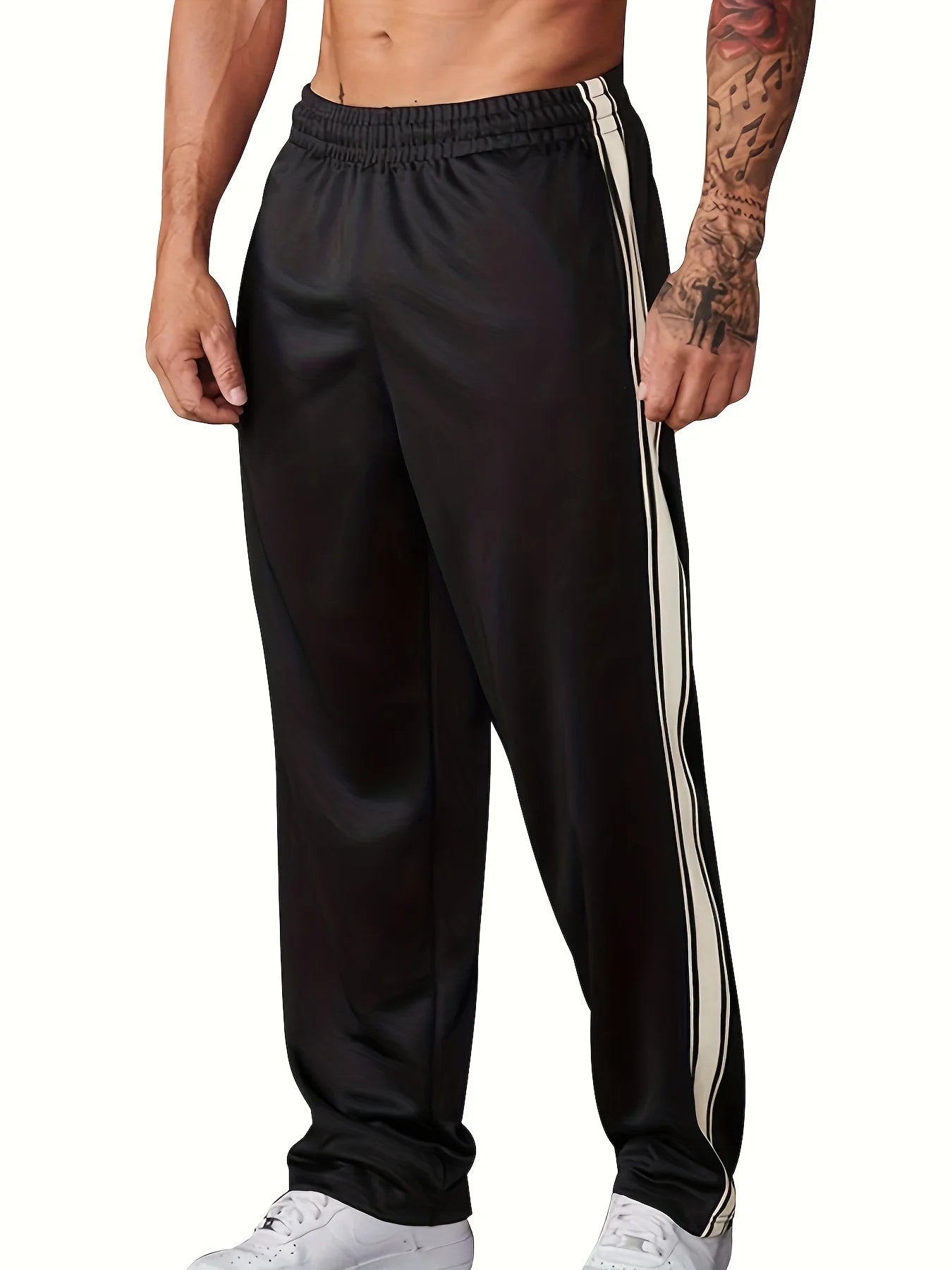 2025 New Summer Men's Casual Sports Pants Gym Workout Joggers Running Trousers for Men Waist Lightweight Quick Dry