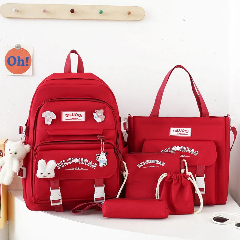 Backpacks Tuition Bag Pencil Case Crossbody Bag High Capacity School Bags 2024 Hot Sale for Girls and Boys Mochilas Escolares