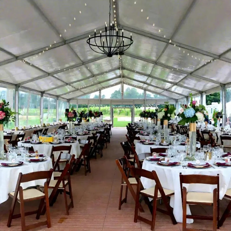 2026 New Popular Mobile Wedding Hall  for 500 People Outdoor Event Luxury Marquee Waterproof Fabric Tendas Para Eventos Em Geral
