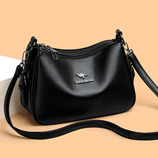 Ladies' tote bag, mom bag, large-capacity, versatile single-shoulder crossbody bag, simple commuting and casual bag
