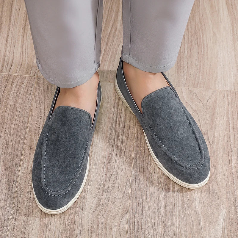 Men Casual Shoes Formal Man Loafers Leisure Walk Tassel Moccasins Italian Breathable Slip on Male Boat Shoes