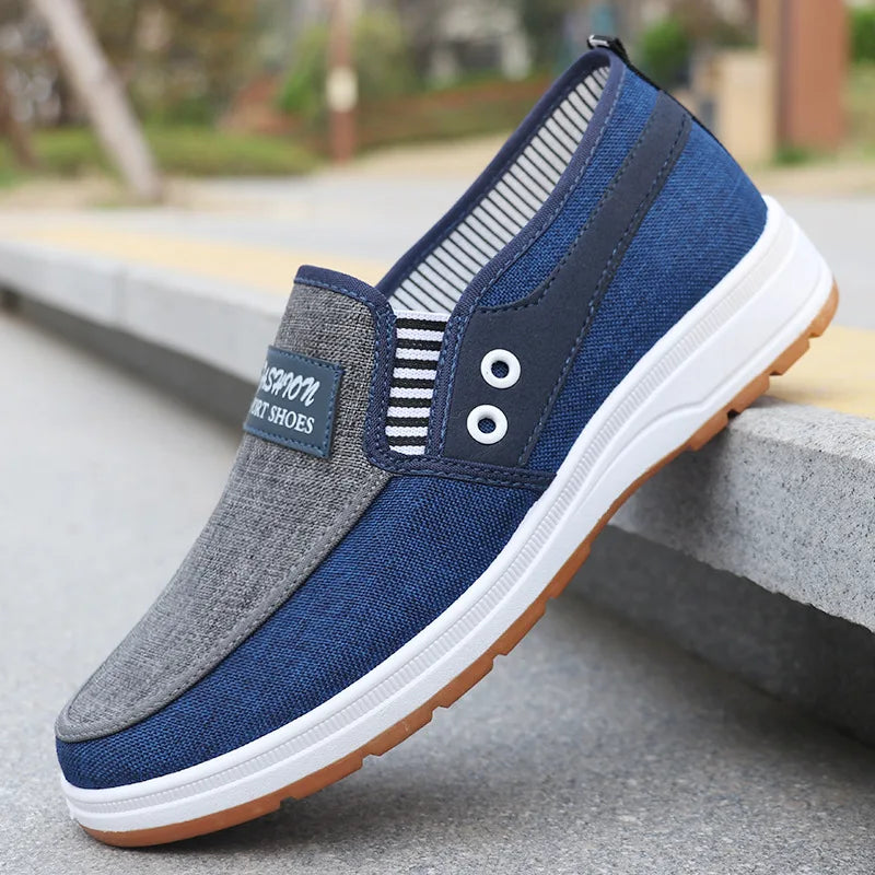 Men's Fashionable Solid Knitted Running Shoes - Lightweight, Breathable and Non-Slip - Perfect Sports Shoes for Outdoor Adventure