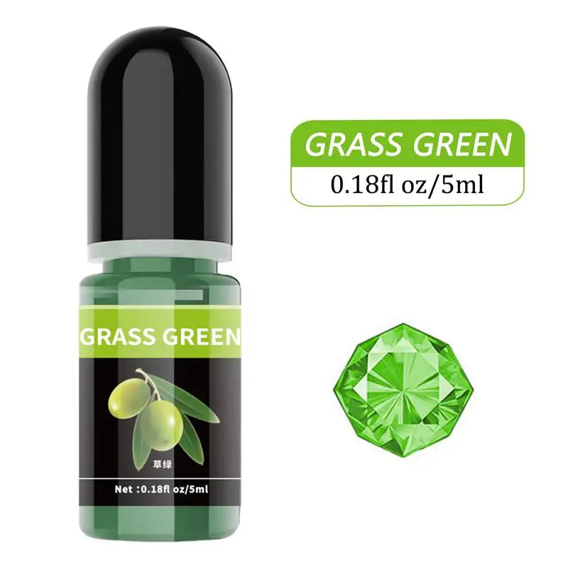 Epoxy Resin Pigment 5ml Liquid Epoxy UV Resin Dye Transparent Colorant For UV Resin AB Glue Coloring DIY Resin Art Jewelry Makin