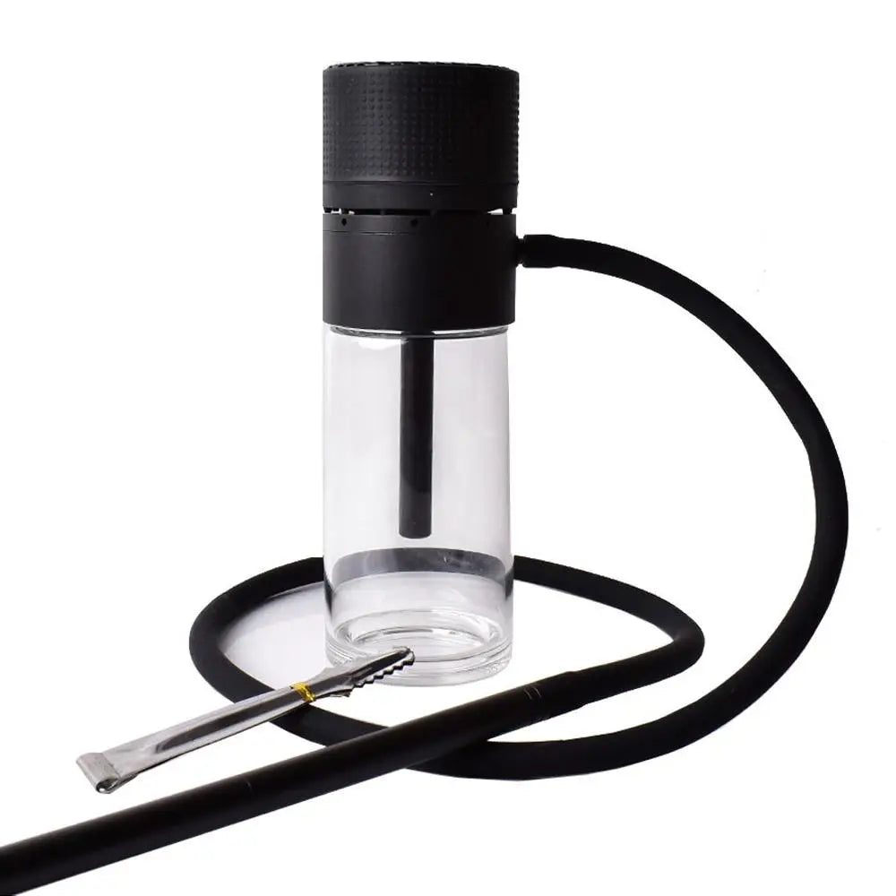 DONIRT High Quality Shisha Pipes Smoking Glass Hookah Set with Bowl Chicha Hose Portable Smoke Accessories Gifts for Car Home