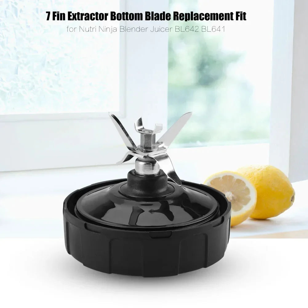 Replacement Parts 7 Fin Blade For Nutri Ninja Blender Auto iQ BL682-30 BL642-30 BL687CO-30 BL482-30 BN401 BN751 BN801 BL480-30