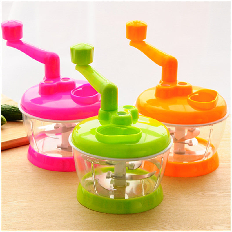 Powerful Manual Meat Grinder Hand-power Food Chopper Mincer Mixer Blender to Chop Meat Fruit Vegetable Nuts Shredders