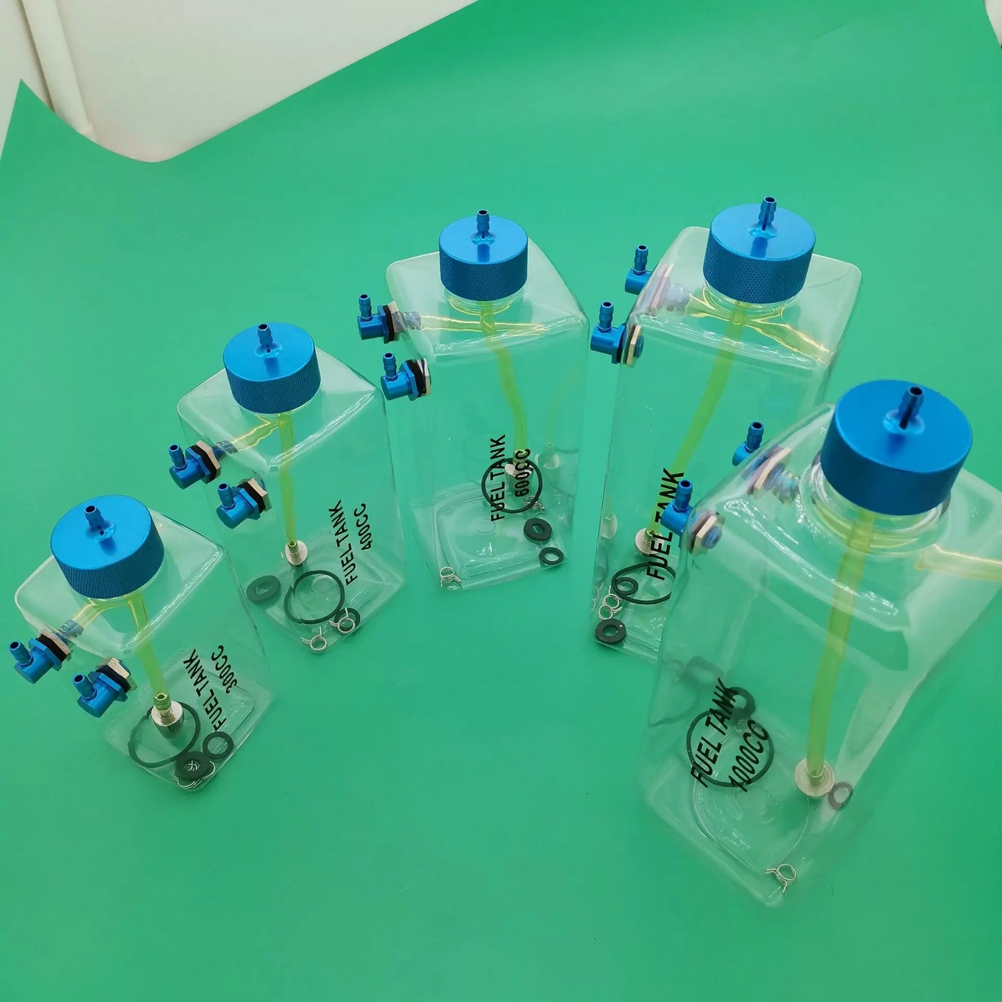RC Plane Fuel Tank Transparent Plastic 300ML 400ML 500ML 750ML 1000ML 1600ML For Gas oil turbine jet or gasoline Airplane Model
