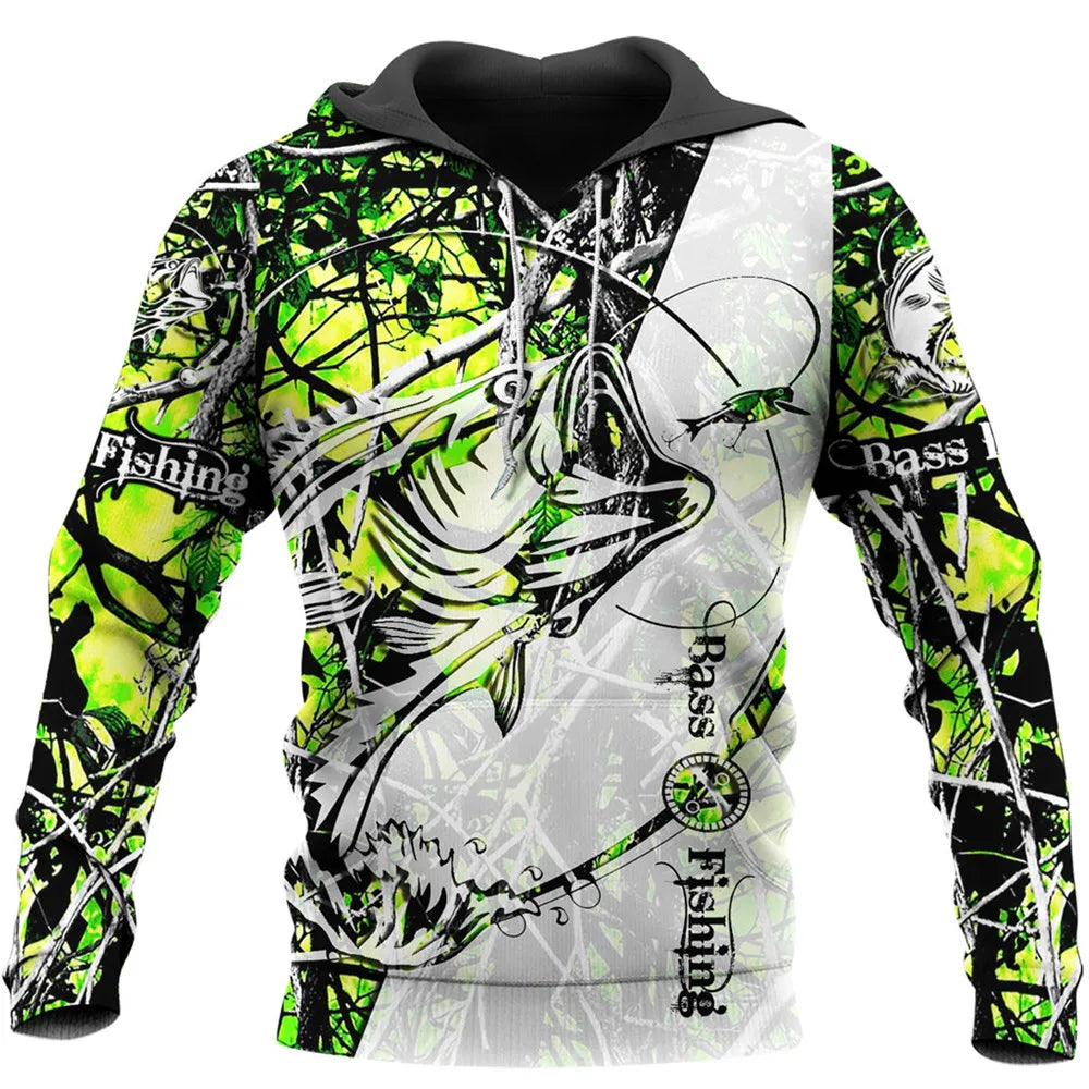2023 Fashion Men Hoodie Cool Carp Fishing 3D Printed Harajuku Sweatshirt Unisex Casual Pullover hoodies sudadera hombre