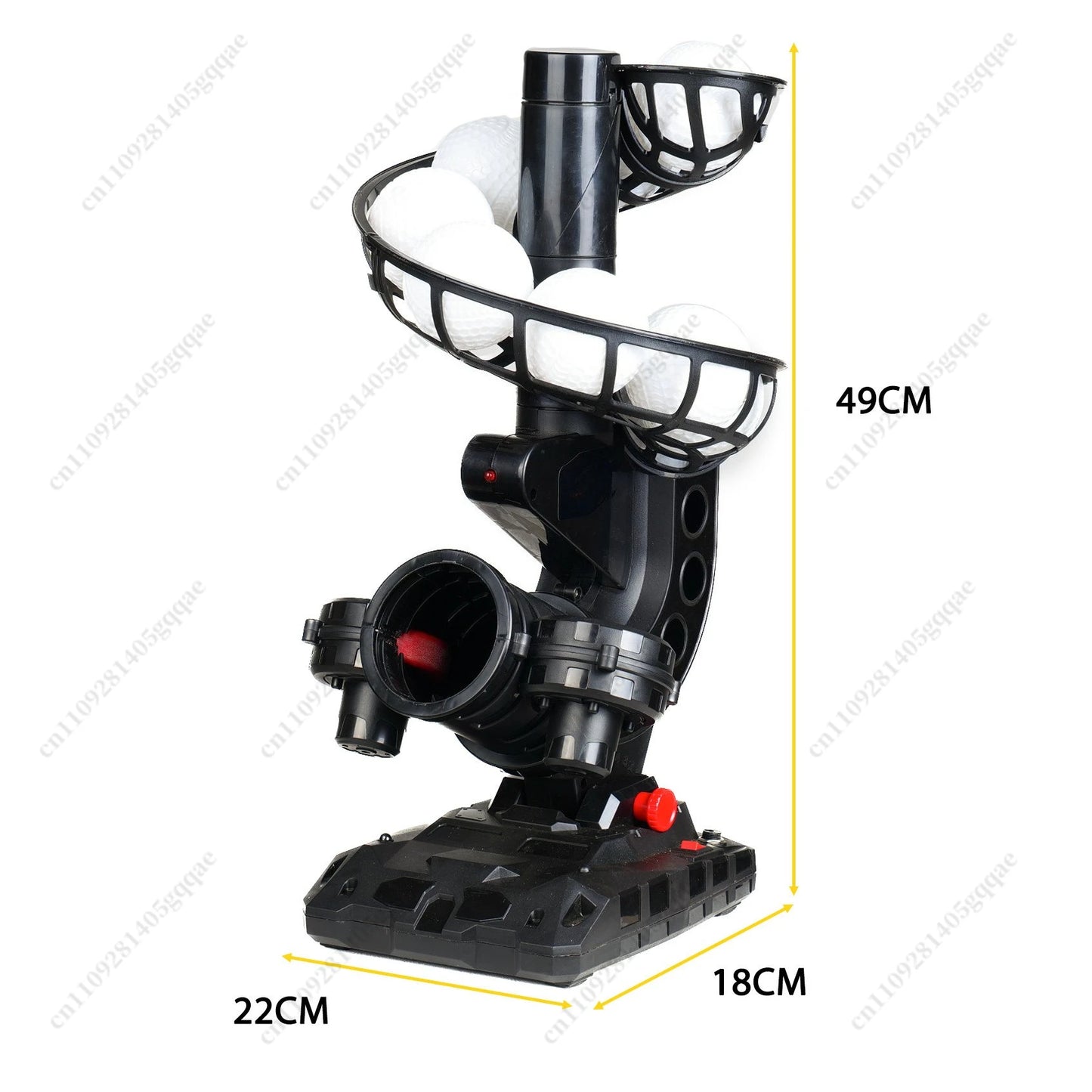 388BH Baseball Pitching Machine Baseball Throwing Machine Practice Hitting Change Ball Automatic Launcher