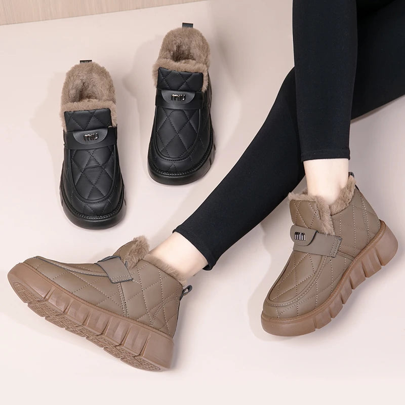 2026 Winter New Arrival Women's Shoes Thick Bottom Anti-Slip Wear-Resistant Cold-Proof Warm Comfortable Free Shipping