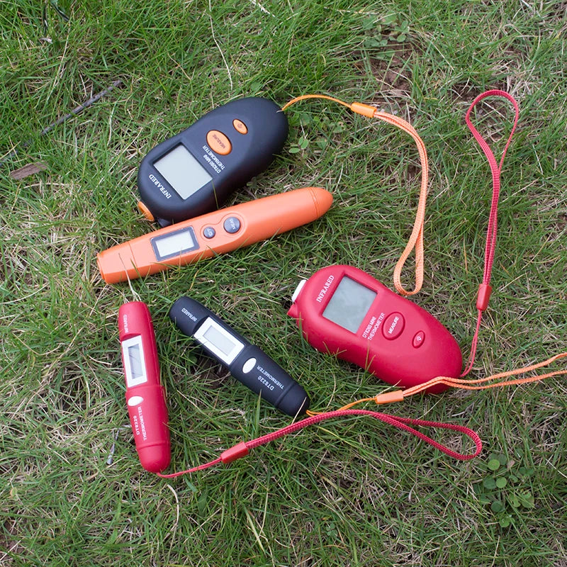 Mini Infrared Thermometer Pen Type Non-contact Pyrometer -50~220℃ Laser Temperature Sensor LCD outdoor Home Digital Thermometer