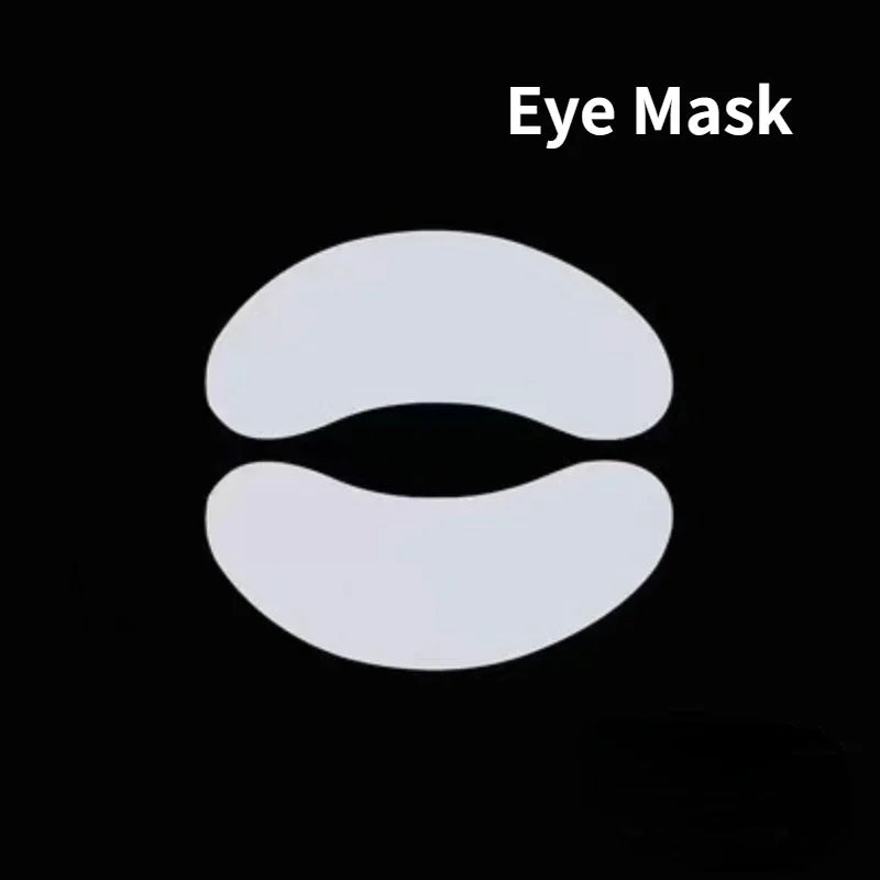 Face Plastic Film Full Face Cleaners Mask Neck Stickers 100Pcs Disposable Paper Transparent PE Masks Wraps Facial Beauty Healthy