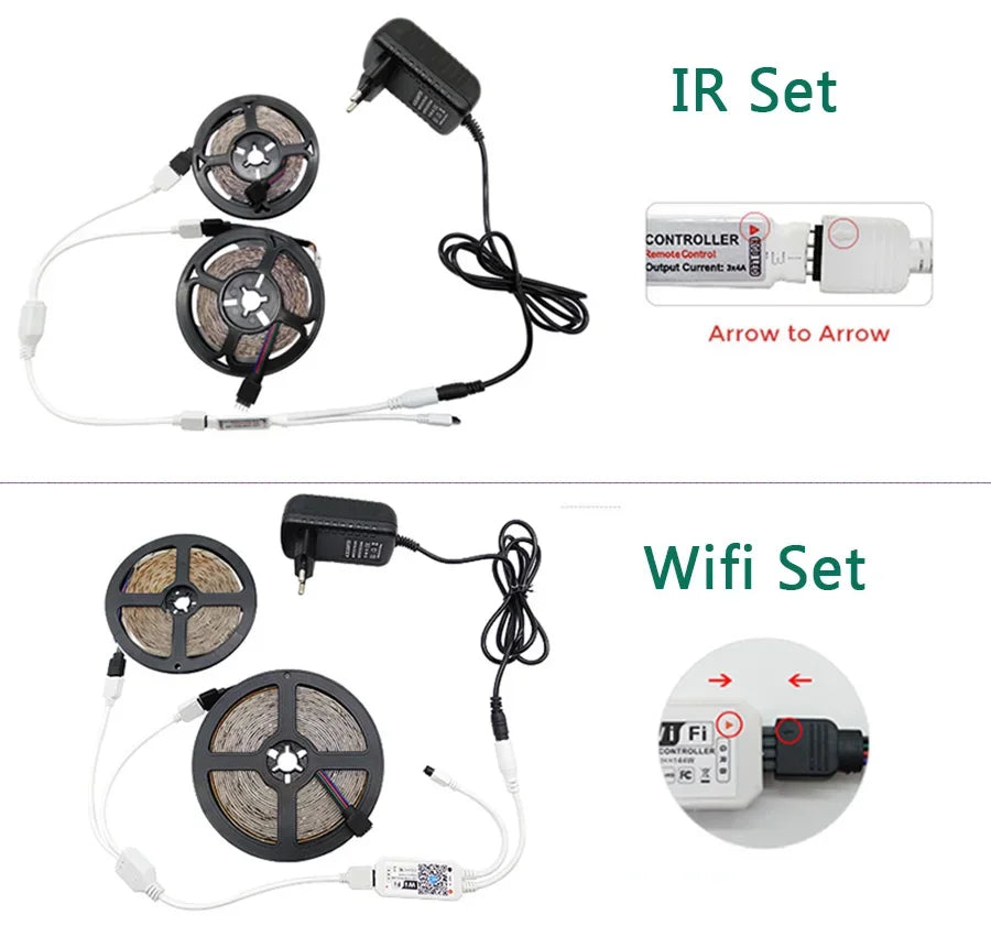 LED Strip Lights RGBW RGB 5050 Led Light 60LEDs/m Wifi Alexa Control Waterproof Flexible Ribbon Lamp Tape Luces Led Room Decor