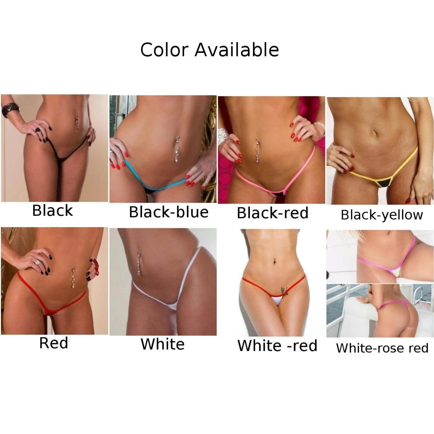 Sexy Womens Low Rise Thongs G-string T-back Underwear Mini Bikini Thong Ladies Breathable Lingerie Panties Erotic Underpants