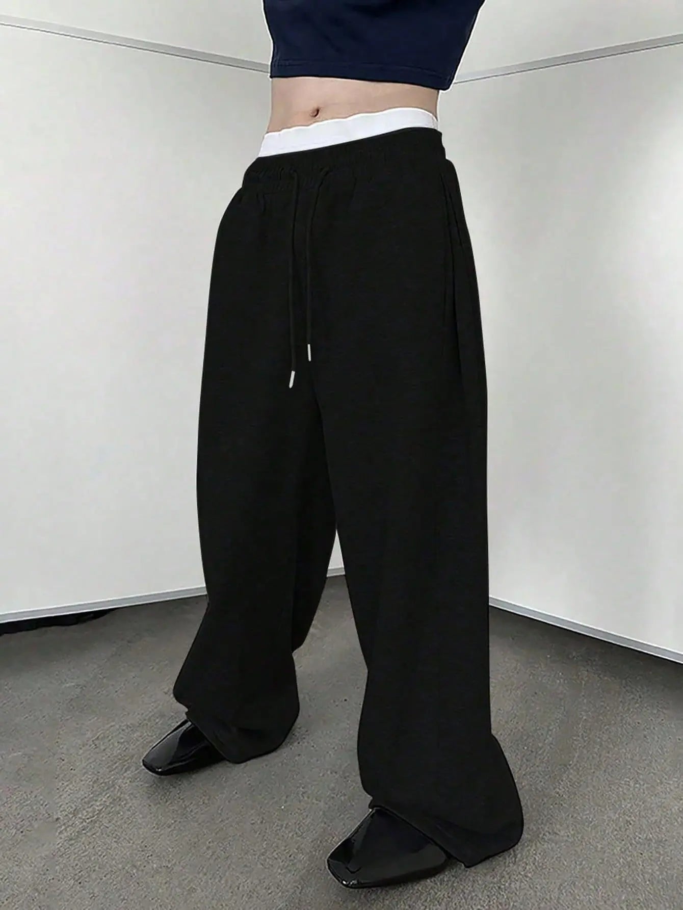 2025 New Korean style Sweatpants Sport Pants Men Running Pants Spring Summer Loose Casual Sweat Pants Straight Jogging Pants Men