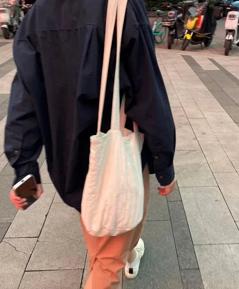 Casual Fashion Bag for Women Shopper Handbags Environmental Storage Reusable Shoulder Tote Bag School Bags Girl Designer Bag