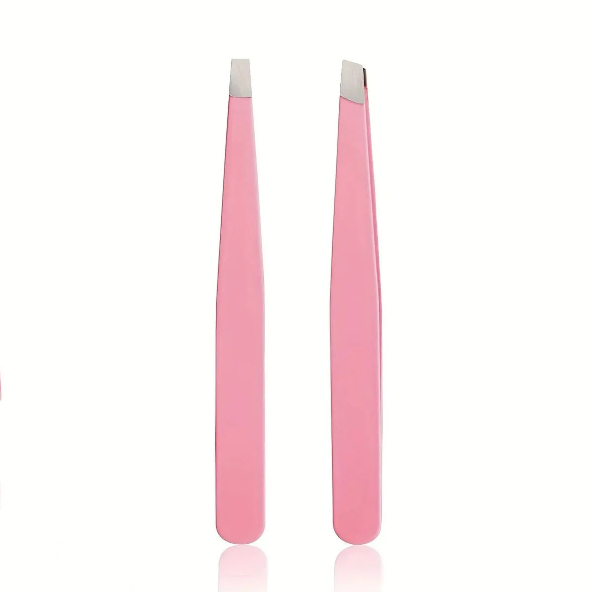 Professional 1/2/4 Piece Precision Stainless Steel Unisex Eyebrow Tweezers Set, Non-Slip Textured Handles, Fast Eyebrow Shaping,