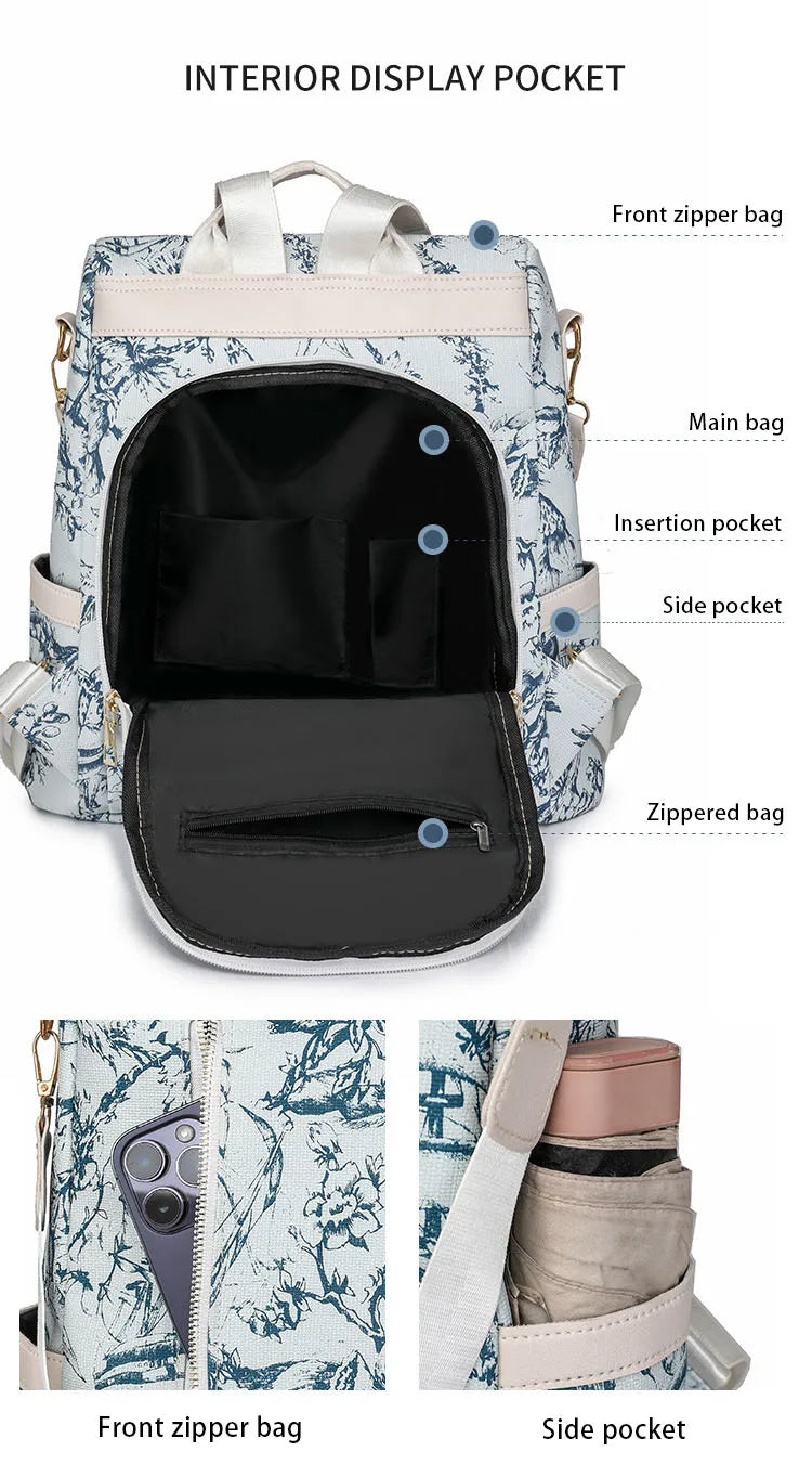 Fashionable Women's Bags, Trendy Backpacks, Large-Capacity Simple Handbags, Retro-Style Casual Bags, High-End Shoulder and Crossbody Bags, Student School Bags, Multi-Purpose Storage Bags