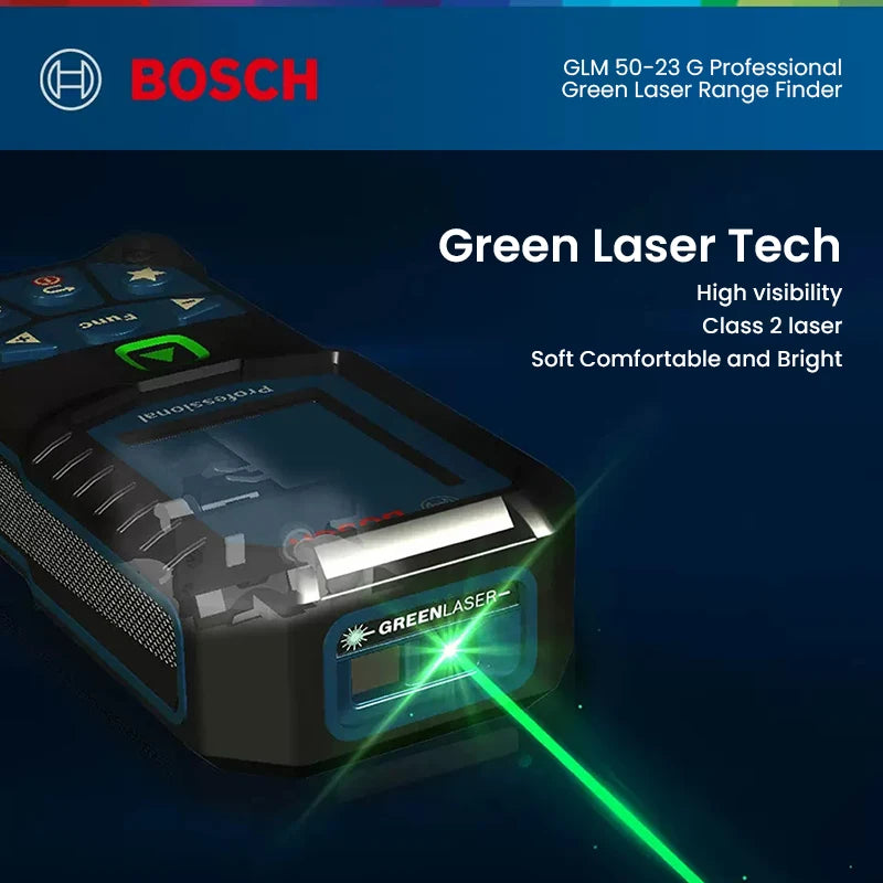 Bosch Laser Tape Measure Professional Distance Meter Optical Rangefinder Accurate 30-50m Surveying Equipment