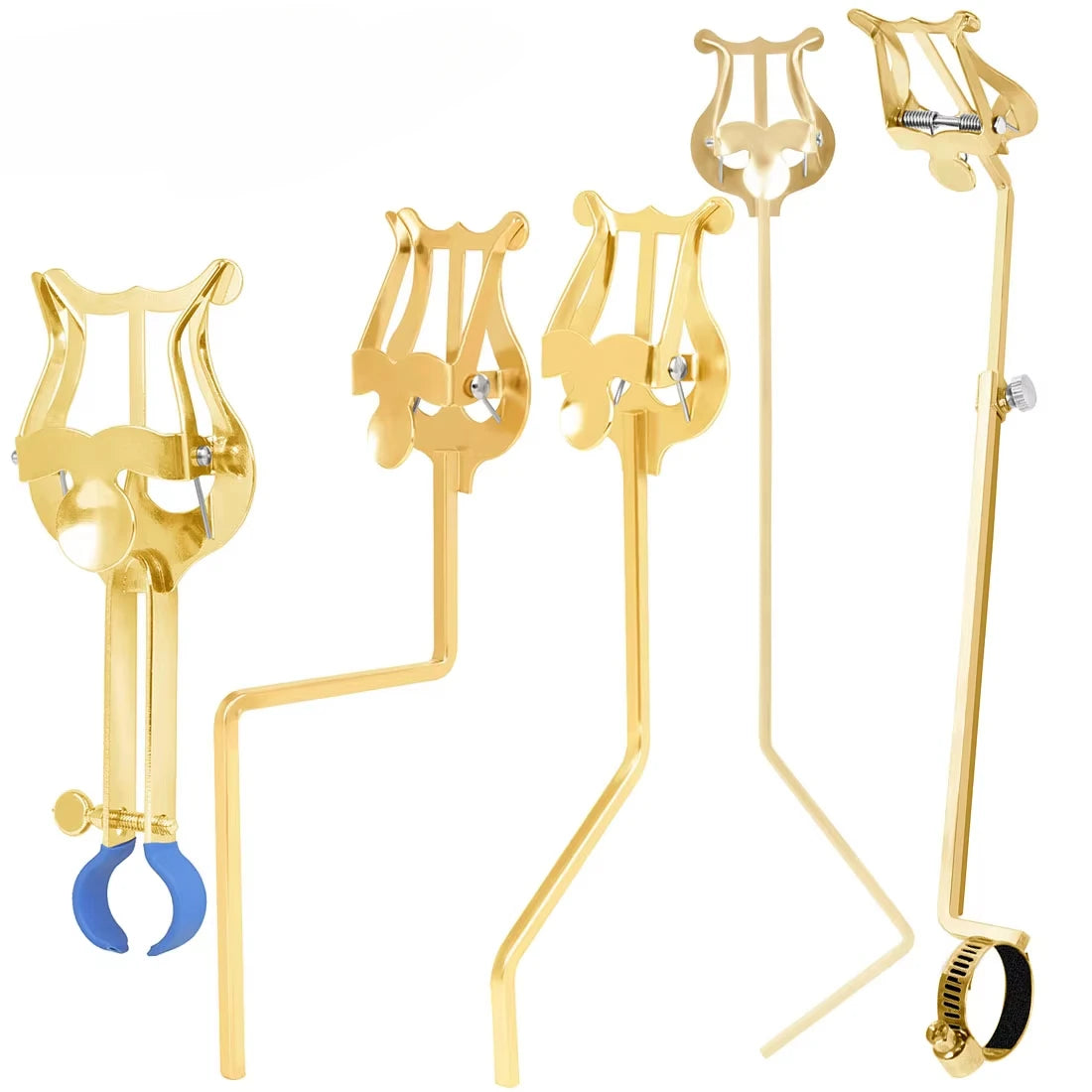 Music Stands Trumpet Flute Winds Alto Saxophone Portable Marching Sheet Golden Music Stands Musical Instruments Accessory