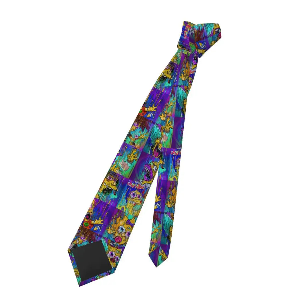 Personalized The S-Simpsones Homer Neck Ties Men Formal Silk Wedding Neckties