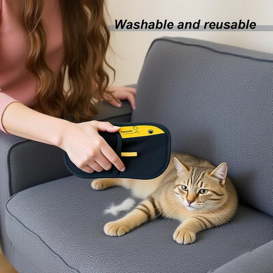 Pet Hair Remover Electrostatic Gloves, 2025 New Pet Hair Removal Glove For Cats & Dogs
