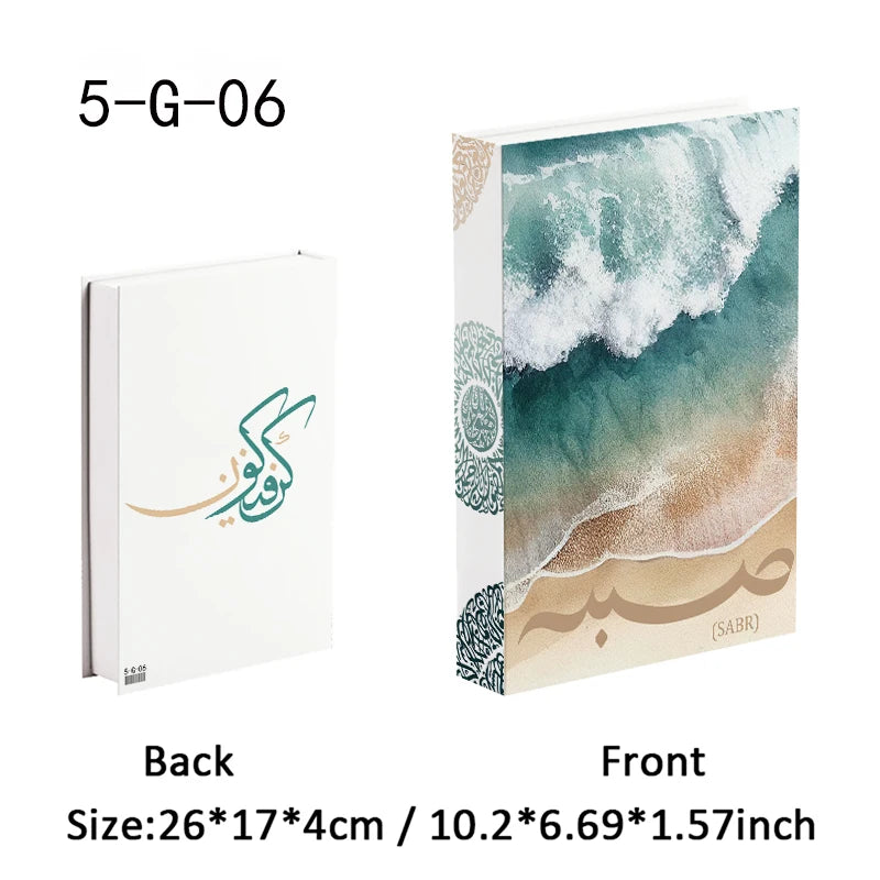 Islamic Church Writing Culture Fake Books Decorative Coffee Table Decoration Storage Box Bookshelf Bedroom Aesthetic Home Decor