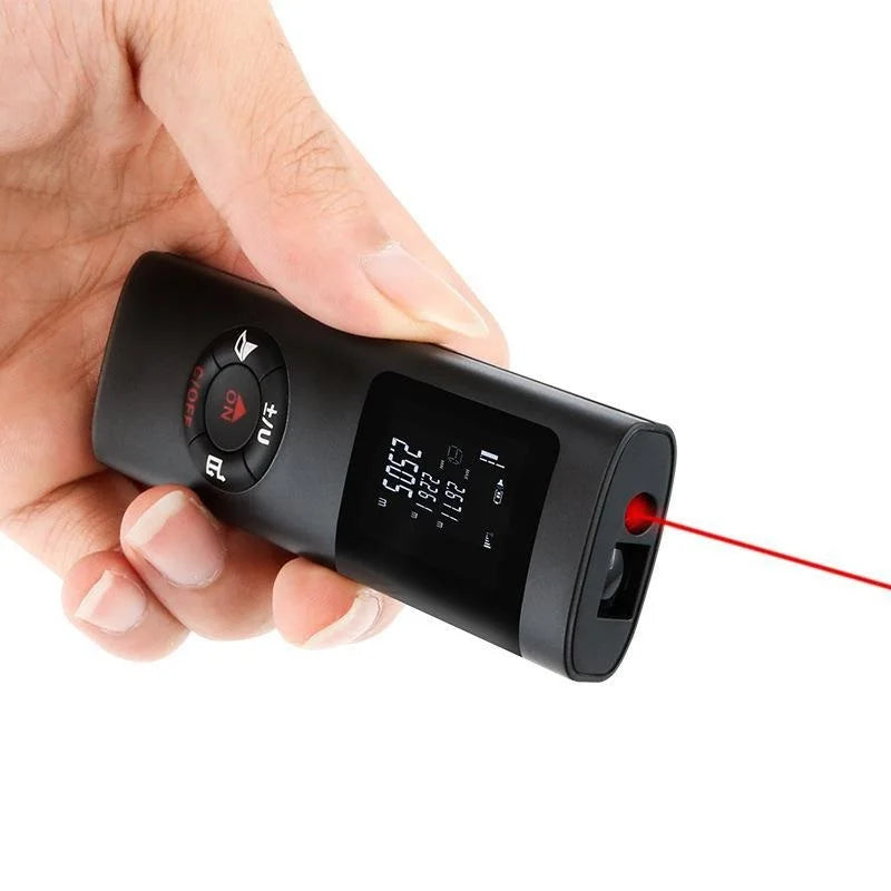 USB Rechargeable 40M Handheld Portable Mini Smart Laser Distance Meter Measure Infrared Rangefinder Laser Range Finder Tools