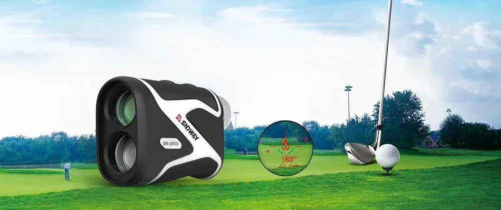 SNDWAY Golf Laser Distance Meter Rangefinder for Hunting 1000M 1500M 2000M Laser Telemeter Golf Camera Outdoor Telescope