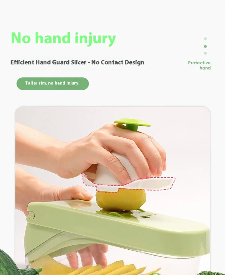 Vegetable cutting artifact Multifunctional grater Potato slicer Shredder Onion dicer Vegetable cutter