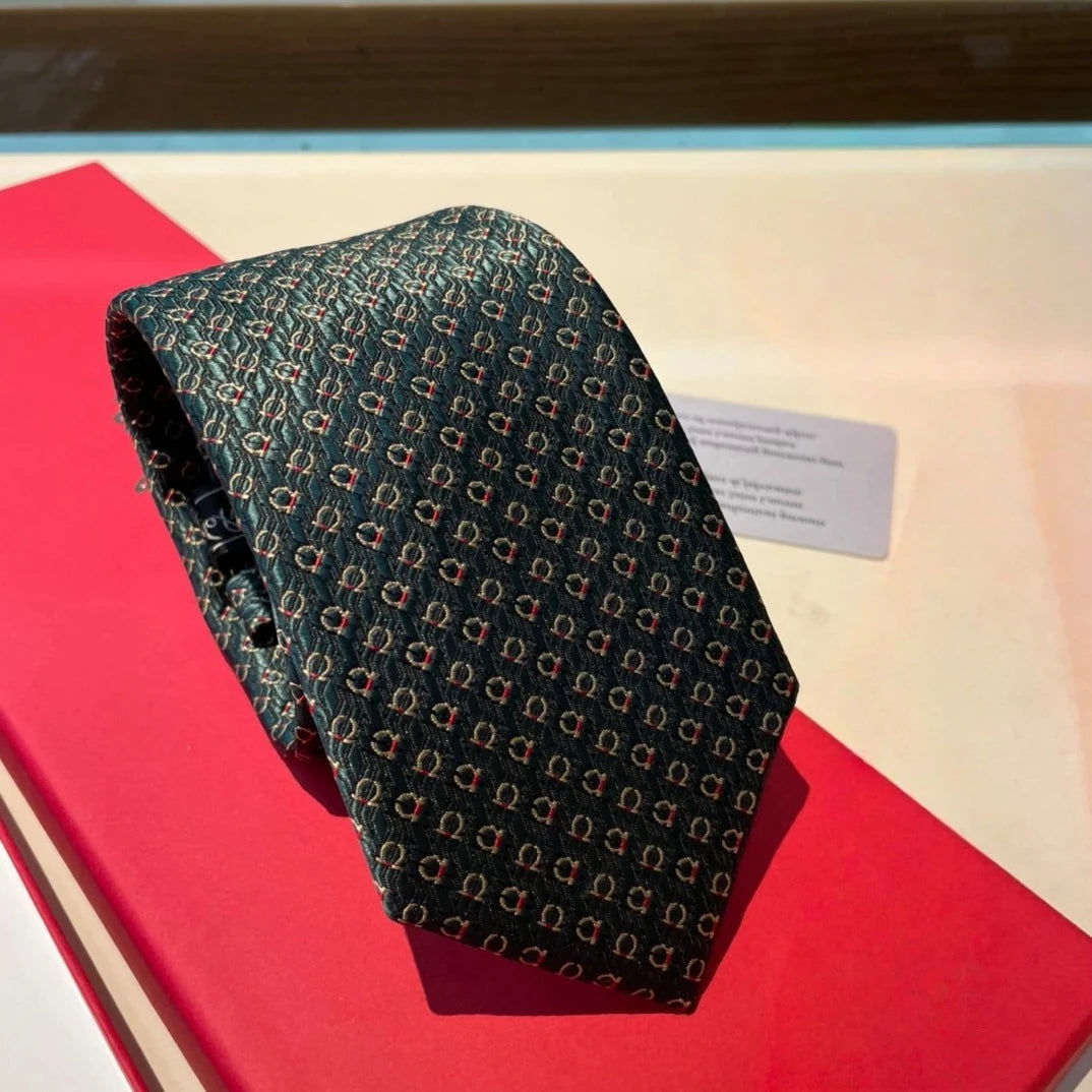 Luxury Brand Handmade Men's Neck Ties 100% Silk Ties Twill F Style High-End Business Formal Bows Ties Holiday Christmas Gifts