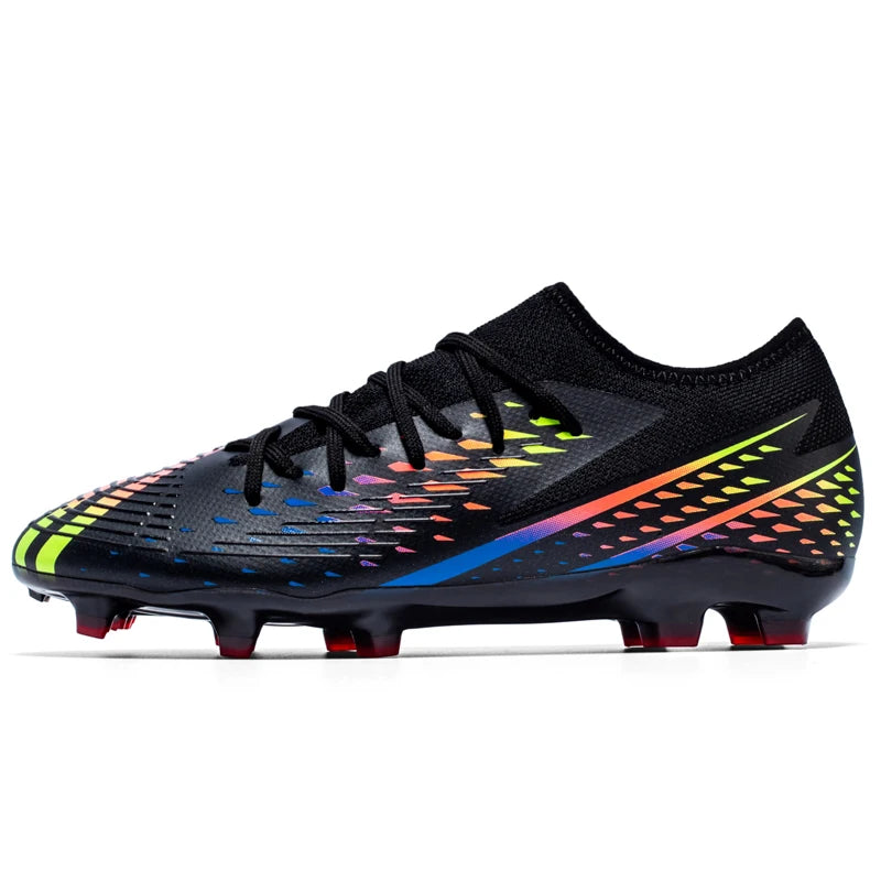 Soccer Shoes Men's Women TF/FG Football Boots Non-Slip Cleats Traning Grass Sneakers Teenagers Outdoor Breathable Sport Footwear