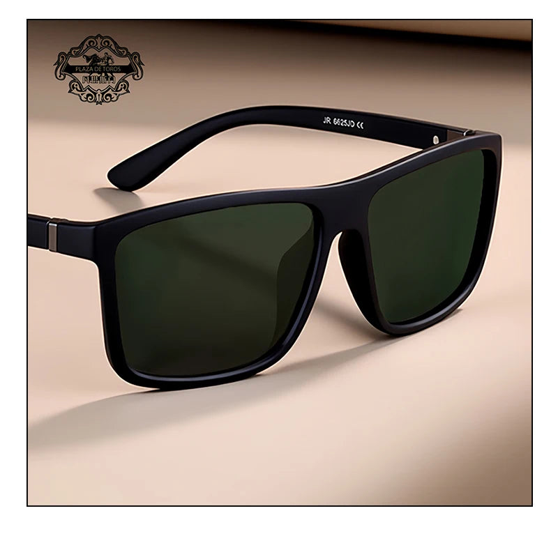 Classic Square Polarized Sunglasses Men Women Retro Black Sun Glasses Male Female Fashion Summer Anti Glare Driving Shades UV400