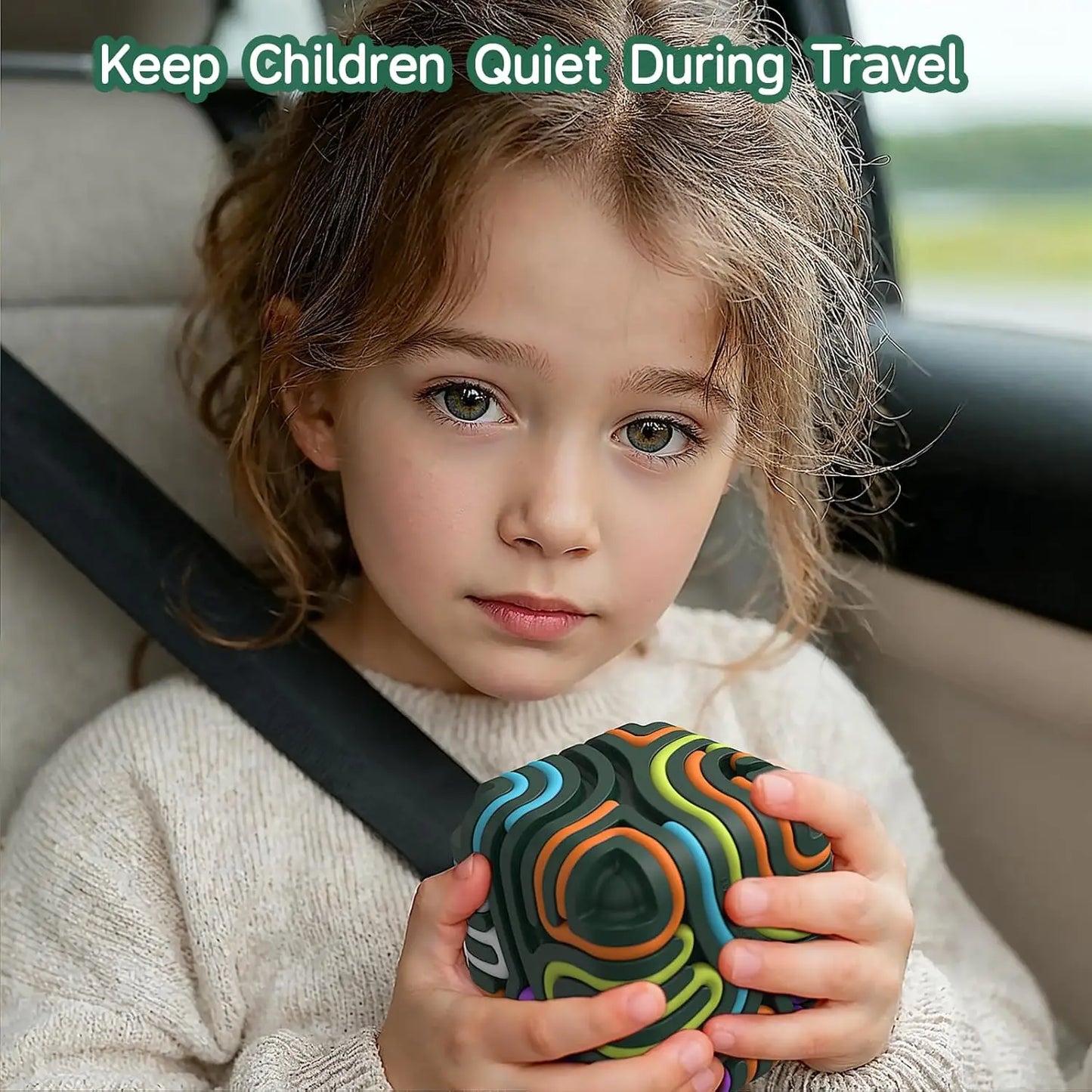 3D Silicone Activity Cube With15 Strings Sensory Fidget Toys For Autism ADHD Stress Relief Travel Toys Adults Kids Sensory Game