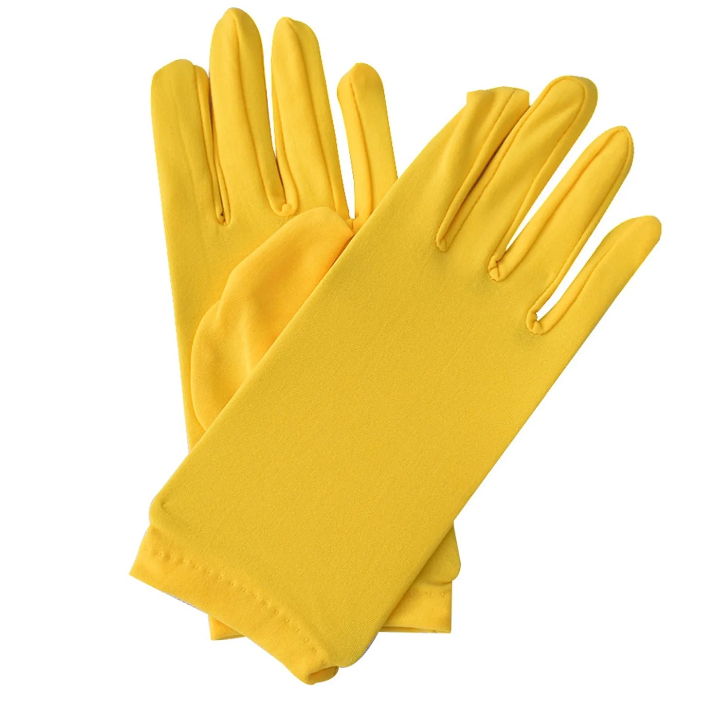 Woman Gloves Work Gloves Milk Silk Gloves Solid Color Non-Slip Household Gloves Breathable Serving Waiters Mittens