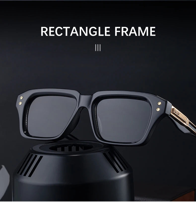 Retro Polarized Square Punk Sunglasses Men 2026 Luxury Brand Designer Classic Driving Shield Sun Glasses for Male Shades UV400