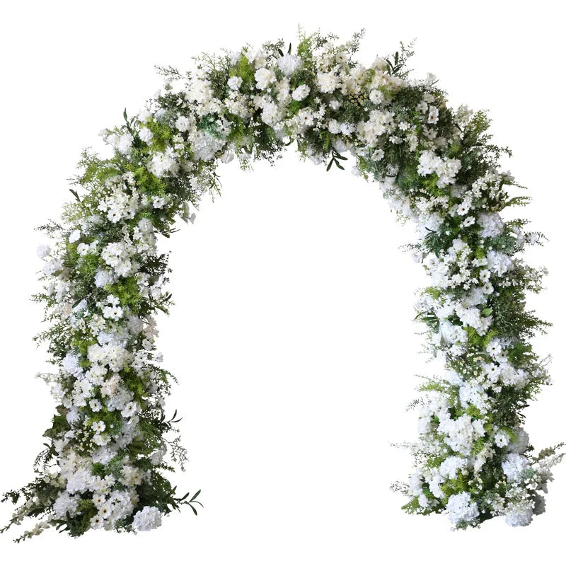Wedding arch floral arrangement, welcome photography backdrop, flower stand, flower arrangement, venue artificial flowers