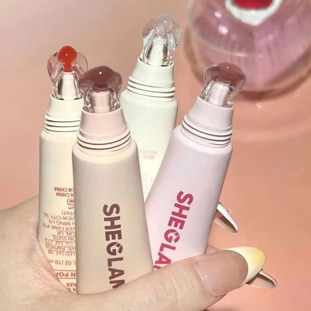 SHEGLAM Crystal Glaze Moisturizing Lip Care Canoy Lane Cocoa Cookie Strawberry Milk Melon Pop Lasting Mirror Lip Tint Beauty Lip